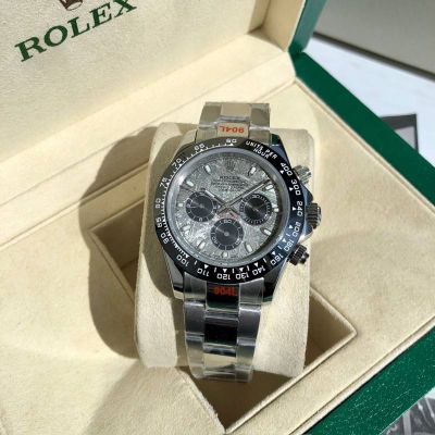 ROLEX Daytona 904L Steel Self-produced Movement Original Bezel Grey with Black Watch